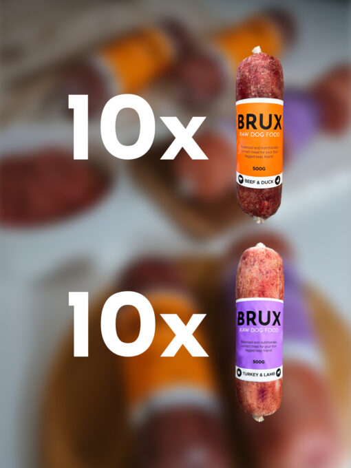 raw dog food brux mix box 20kg