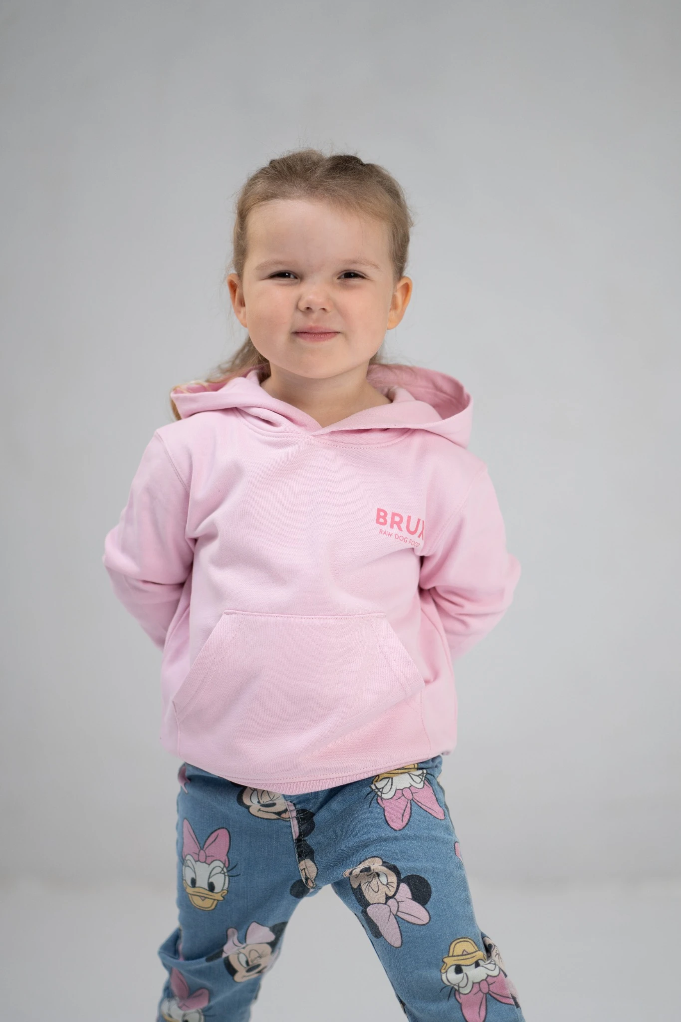 BRUX Kid Hoodie - Cotton Pink