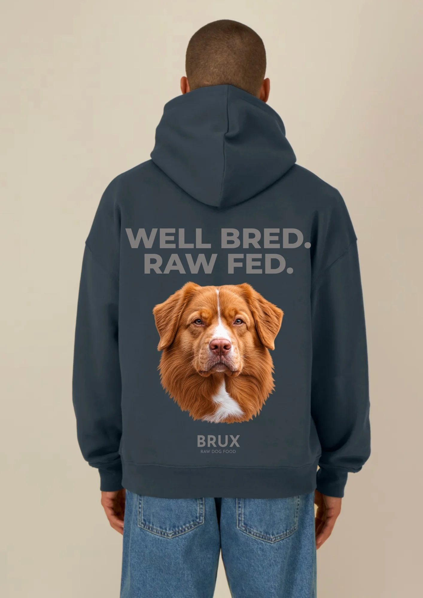 BRUX Hoodie - India Ink Grey - Image 3