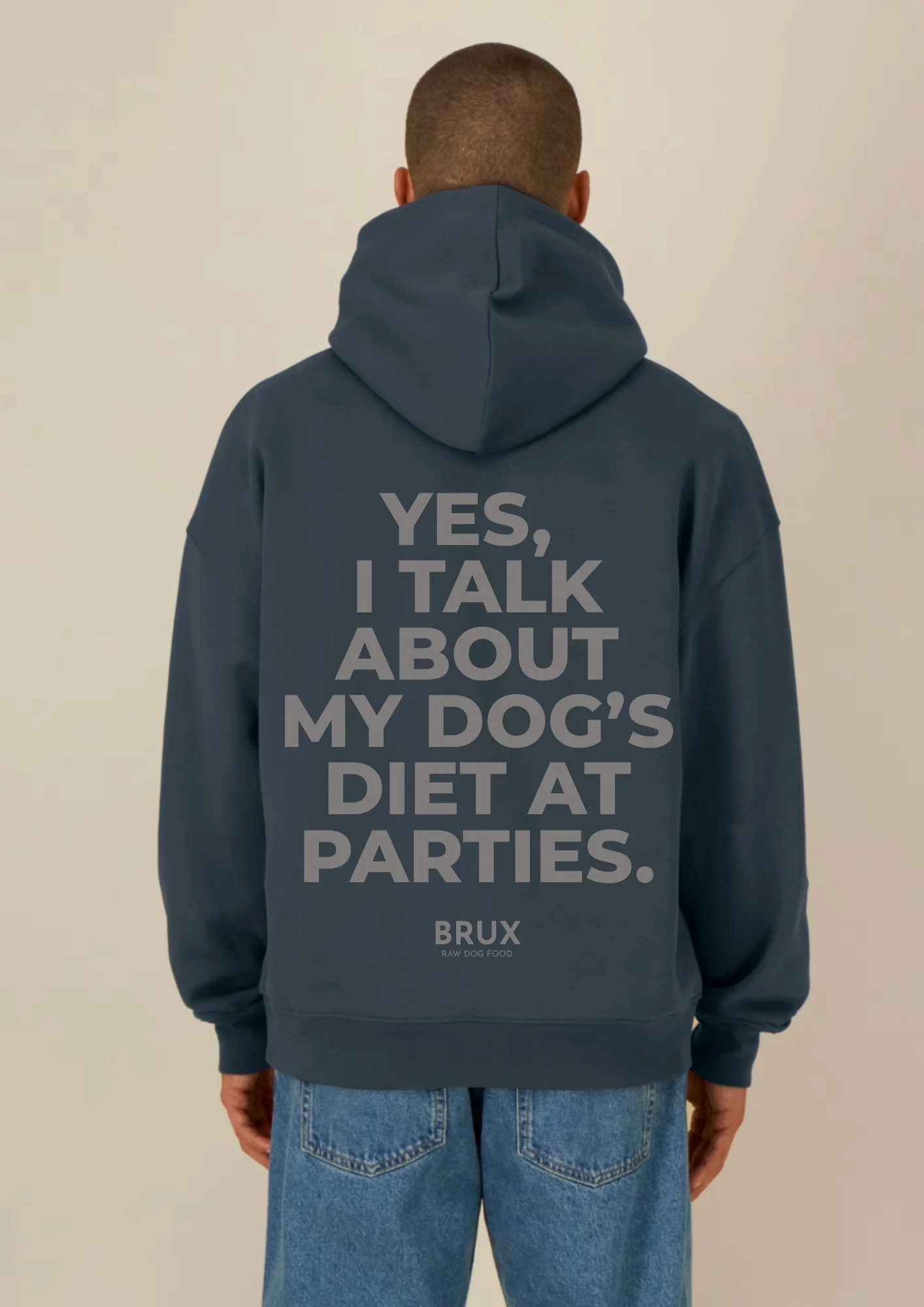 BRUX Hoodie - India Ink Grey - Image 4